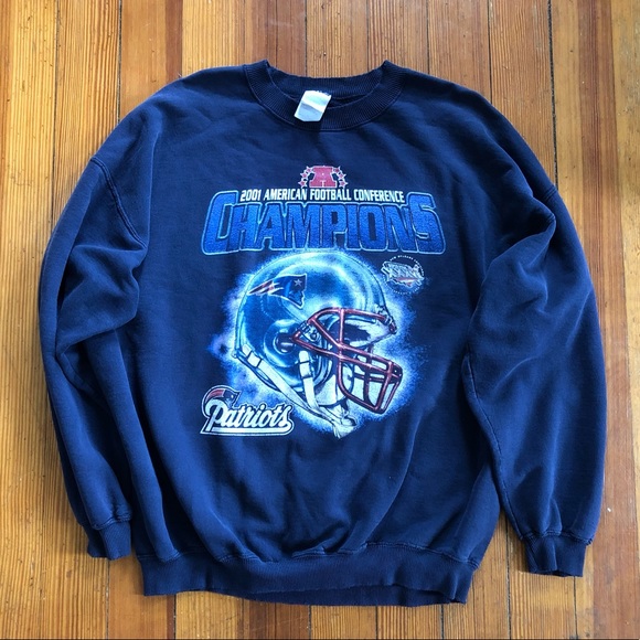 patriots old logo sweatshirt